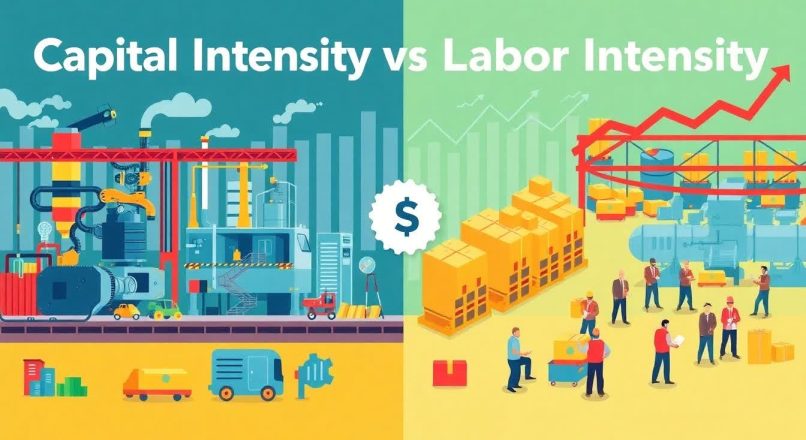 الفرق بين كثافة رأس المال وكثافة العمل: تحليل اقتصادي لتحديد أفضل استراتيجية استثمارية