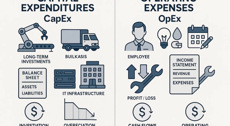 الفرق في المحاسبة بين CapEx و Opex: أيهما يُعد استثماراً وأيهما تكلفة؟